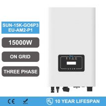 Inversor DEYE On Grid, 10kw, 15kw, trifásico, 2 rastreadores MPP, aplicación de exportación cero con WIFI, UE, CE, inversor Solar IrV AU SAA