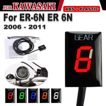 Per Kawasaki ER-6N ER6N ER 6N 2006 2007 2008-2011 LED 1-6 Indicatore di visualizzazione della marcia Accessori moto Misuratore di strumenti di velocità