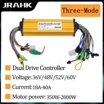 Controller JRAHK BLDC 36V-60V Controller per bici elettrica a doppia azionamento a onda sinusoidale 350W-2000W Accessori per scooter elettrici a tre modalità