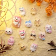 20 stücke Nette Cartoon Nail art Charme 3D Harz Kawaii Charakter Serie Nagel Dekoration DIY Korea Design Maniküre Zubehör