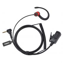 1-poliger Walkie-Talkie-Ohrhörer, G-Form, 2,5 mm Headset-Mikrofon, PTT für Motorola Talkabout TLKR T80 T82 T60 T5 T7 MR350R MD200 Amateurfunk