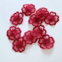 10pc embroidery flower patches for clothing DIY  embroidered parches appliques  wedding dresses decoration parch ropa