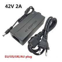 Fonte di alimentazione 42V 2A Alimentatore 42 volt EU4.8mm UK AU EU US Spina Switching Adattatore 42V 2A Trasformatore 220v 42v 5.5*2.5