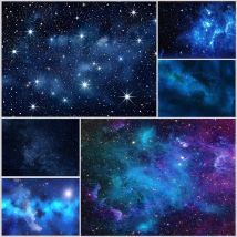 Stars Starry Dark Sky Night Photography Backdrop Customized Fond Background for Baby Children Portrait Photocall Photo Studio