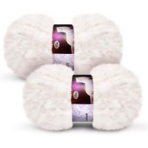30M/roll Super Soft Fur Yarn Chunky Fluffy Faux Fur Yarn Eyelash Yarn for Crochet Knit Clothes Knitting Project