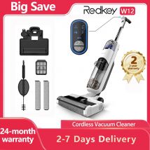 Redkey W12 Bezprzewodowy odkurzacz na mokro i sucho Multi-Surface Inteligentny bezprzewodowy mop Podkładka podłogowa Ręczny samoczyszczący gospodarstwa domowego