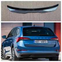 Hinten Dach Lip Spoiler Für SKODA SCALA (2019-UP) ABS Kunststoff Glanz Schwarz Auto Heckflügel Universal Spoiler Flügel