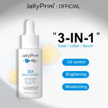 Jellyprim serum do twarzy wybielanie pielęgnacja skóry niacynamid serum do twarzy rozjaśniający kontrola oleju ciemne plamy esencja 3 w 1 uroda zdrowie