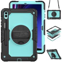 For Samsung Galaxy Tab S10 S9 S8 Ultra 14.6 S7 Plus FE 13.1 12.4 11 Inch A8 10.5 X200 S6 Lite Case Kids Stand Tablet Cover Strap
