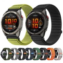 Szybkozłączny pasek nylonowy 26mm 22mm do Garmin Fenix 8 Pro 51mm AMOLED/MicroLED Fenix8 47mm 7 7X Pro Solar 6 6X Bransoletka do zegarka