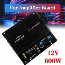 12V 600W Mono Car Audio Verstärker Angetrieben Subwoofer Bass Verstärker Board Player Automotive Amplifie r Modul 3D Crystal Power
