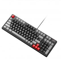 T50 Keyboard Mechanical 100% Gaming Computer Accessories 97 Key Laptop Keyboard Wired USB Hot Swappable RGB Backlit Ergonomic