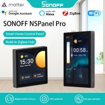 Neues SONOFF NSPanel Pro 120 Smart Home Control Panel Touchscreen Zigbee3.0 Gateway Sprachsteuerung über Alexa Google Matter Ewlink