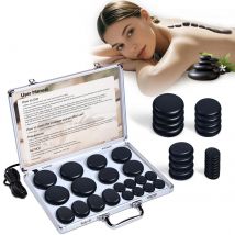 HOT STONE MASSAGE SET - 20 PIECE HOT STONE MASSAGE SET, PROFESSIONAL SPA MASSAGE TOOLS