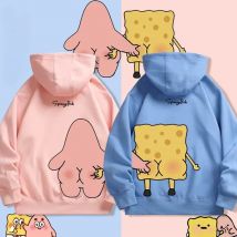 SpongeBob SquarePants e Patrick Star Cartoon Anime periferia Felpa con cappuccio padre figlio nella felpa con cappuccio genitore-figlio primaverile e autunnale