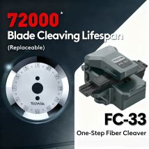 TAWAA FC-33 Cliveuse per Fibra Ottica, Taglierina Ottica Monofase, Angolo di Taglio Tipico