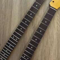 Vintage 1957 ST Slightly Yellow Electric Guitar Neck - Rosewood Fingerboard, Tail Adjustment & 21 Frets