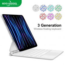 GOOJODOQ Tastiera magica per iPad Pro 11 2024 Air 4 Air 5 Air 6 per iPad 12.9 10a generazione 6a 5a 4a 3a generazione Custodia Cover