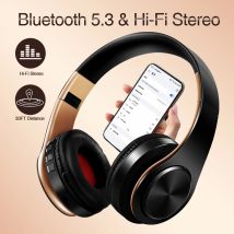Prezent dla mężczyzny złote słuchawki bezprzewodowe słuchawki Bluetooth zestaw słuchawkowy stereo z