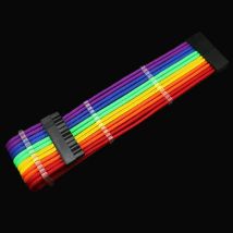 Angitu PSU Extension Cable Combs 24pin 16pin 14pin 12pin 8pin 6pin 4pin Round Acrylic 180 degree PC Extension Cable Comb-1pcs