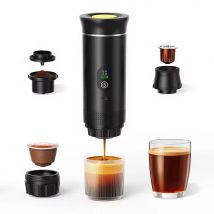 Zai Xiao Portable Espresso Coffee Machine With Digital Display 3-in-1 Capsule Coffee Maker for Car & Home Camping Coffee Maker