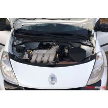 Menge (2) Motorhaubenstreben für Renault Clio III (X85) 2005–2014. Fronthaube. Ändern Sie den Hub. Unterstützt Dämpfer. Gasfedern. Stoßdämpfer