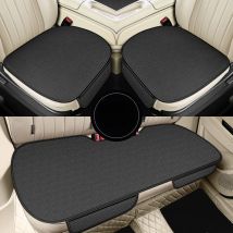 Coprisedile per auto estivo fresco Cuscino per sedile anteriore per auto in tessuto fresco e traspirante/Cuscino per sedile posteriore/Tre pezzi