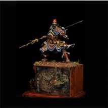 1/16 Harz Charakter unbemalt Modell Kit drei Königreiche General Zhang Fei, unmontiert und unbemalt gk,