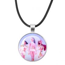KPop Demon Hunters Collana in corda di cuoio Huntr-x Rumi Zoey Mira Collana con ciondolo Accessori per gioielli Puntelli Cosplay Regali per i fan