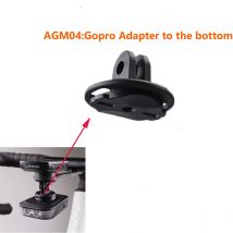 RAVEMEN AGM03 Adattatore Gopro Staffa di montaggio per bici per RAVEMN FR500/FR300/FR160 Luce a fondo inferiore sotto la bici Supporto per computer in nylon