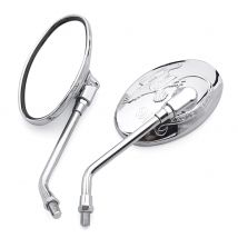 Motorrad Spiegel Universal 8mm Einstellbare ABS Für Honda Street Bike Roller E-bike Seite Spiegel Motorrad Zubehör