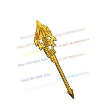 Building Blocks Golden Serpent Staff Mini Figure Assembly Model Display Piece Anime Cartoon Accessory Kit Toy Collectible Gift