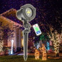ESHINY Outdoor WF IP65 RG RGB Laser Stellato Stella Firefly Luce da giardino Proiettore DJ Decorazione natalizia Casa sull'albero Paesaggio B207