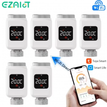 Tuya Smart WiFi Valvola termostatica per radiatore TRV APP programmabile Riscaldatore regolatore di temperatura remoto con Alexa Google Home