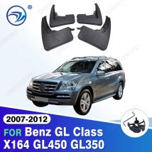 Accessori Set Stampato Mud Flap Flaps Per Benz GL Class X164 GL450 GL350 2007-2012 Paraspruzzi Paraspruzzi 2011 2010 2009 2008