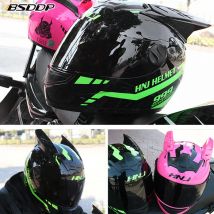 Motorrad helm horn aufkleber 2 stücke motorrad modifikation zubehör coole kleber abs stylish für motorrad liefert helm