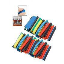 328Pcs/set Sleeving Wrap Wire Car Electrical Cable Tube kits Heat Shrink Tube Tubing Polyolefin 8 Sizes Mixed Color