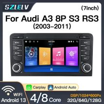 For Audi A3 8P 2003-2011 S3 RS3 Sportback Multimedia GPS Autoradio Player Wireless Carplay Android Auto Car Radio Head Unit 2din