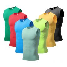 Adulto uomo donna Running Outdoor camicie stretto palestra canotta Fitness senza maniche t-shirt Sport esercizio basket gilet vestiti 001