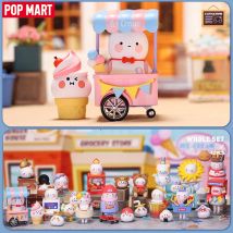 POP MART BOBO & COCO A Little Store Series Blind Box 1PC/12PC Toys Figurka Akcja Prezent urodzinowy