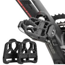 CNC Bike Pedal Adapter - Shimano SPD/LOOK/KEO to Platform, Clipless to Flat Converter for Road/MTB Bikes​