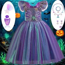 Kinderkostüm Prinzessin Partykleider Kinder Karneval Kostüme Abendkleid Geburtstagsgeschenke für Mädchen Kleider + Accessoires