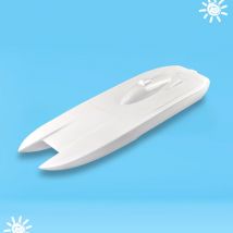 RC Schnellboot Modell Fiberglas Rumpf Katamaran elektrische Fernbedienung tragen Modell Dual Power Speed boat Faser Rumpf