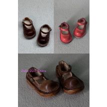 2026 (Neuer Stil) Dula Doll Oberschicht aus Rindsleder, gegerbtes Leder, Retro-Lederschuhe, Blythe ob24 ob22