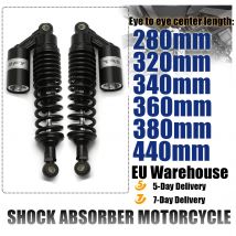 Schwarz 280mm 320mm 340mm 360mm 380mm 440mm Motorrad Luft Stoßdämpfer Hinten Suspension ATV quad