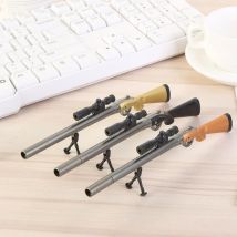 Scharfschützen gewehr Gel Stift kreative Überlebens spiel Pistole Spielzeug Gel Stift 0,38mm schwarze Tinte für die Schule schreiben Kinder Neuheit Briefpapier Geschenk