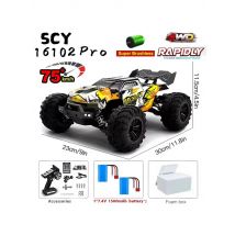 SG116MAX 16101 Pro 1:16 75KM/H 4WD RC Car With LED Light 2.4G Remote Control Cars High Speed Drift Monster Truck Children Gift