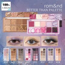 rom&nd BETTER THAN PALETTE, Texture in polvere fine, Pigmentazione a lunga durata, Trucco di lusso, Cosmetico coreano, K-Beauty, Trucco coreano