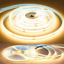 Dimmabl LED COB Strip 10m 320LED DC 12V 24V FOB Lights for Room Bedroom Decor High Density Soft Flexible Neon Tape Light Lamp