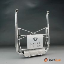 SCALECLUB Edelstahl Typ-V Für Euro-LKW-Auspuff Für Tamiya Lesu Oka Für Scania Man Rc Truck Trailer Kipper